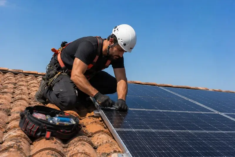 Maintenance et monitoring de panneaux solaires à Ourches