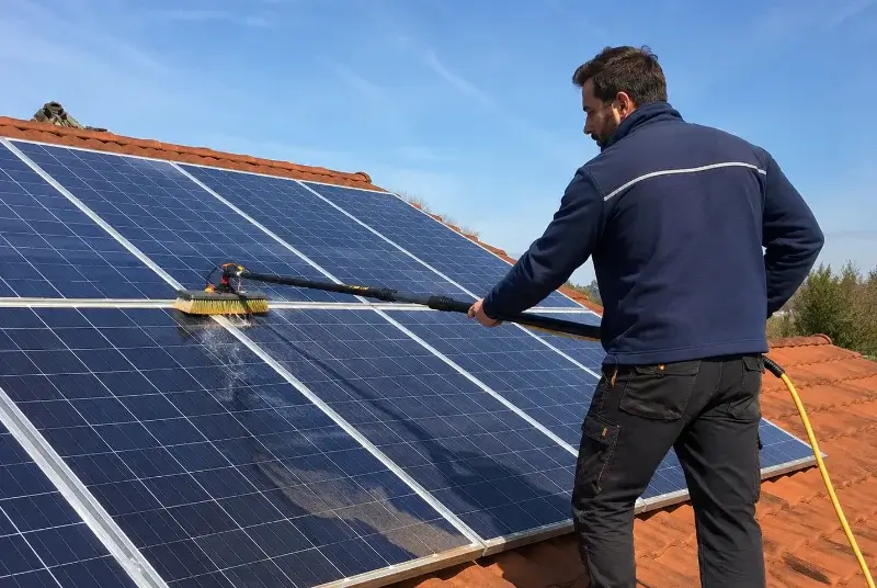 Nettoyage et entretien de panneaux solaires à Ourches